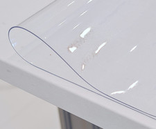 PVC Table Protector/Cover Transparent 2mm Thickness Soft Plastic Table Cloth