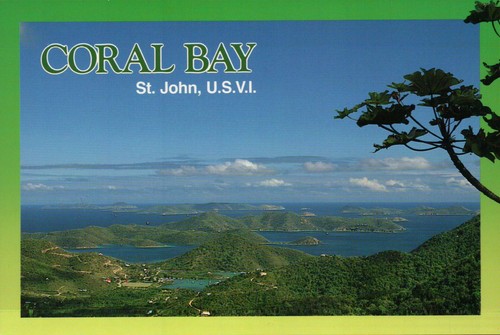 Aerial view coral bay - view, bay,
