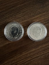 2026 1oz Silver Britannia x 2 Coins in Capsules Royal Mint .999 fine silver