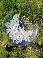 Glass Decorative Plate