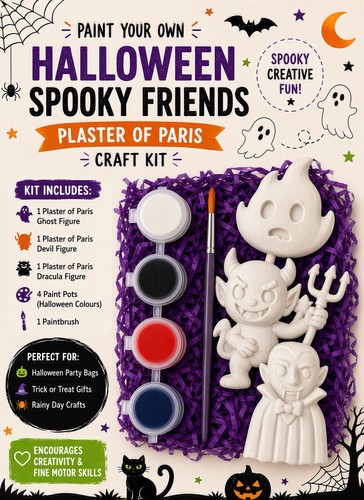 Halloween plaster paris - halloween,