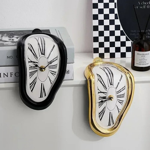 Melting clock table - clock,