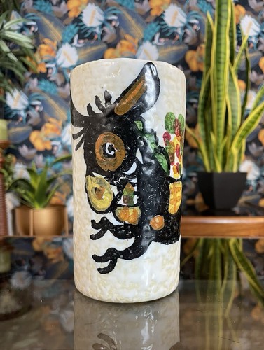 Vintage donkey art pottery - donkey,