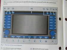 VOLKSWAGEN RNS 2 DVD NAVIGATION / SAT-NAV HANDBOOK TOUAREG PASSAT EOS GOLF