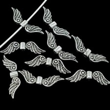 50 x 23mm Tibetan Silver Wing