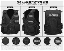 Tactical black security - black, dog