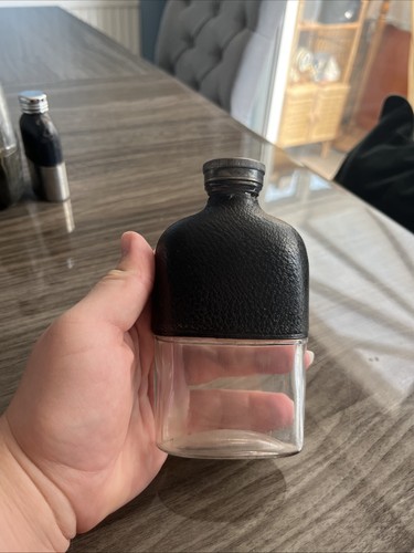 Antique leather bound hip - leather,