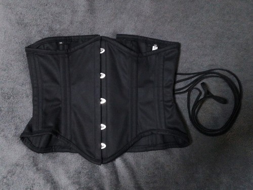Black lace corset with 5 - corset,