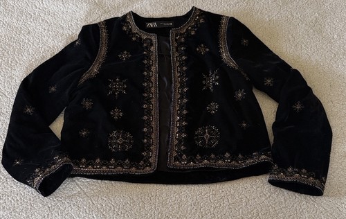 Women zara black velvet - women’s,