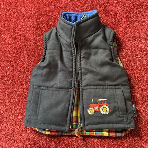 Navy boys gillet - xxs, shire