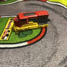 Matchbox Heavy Freighter Diecast Train Engine Toy Red & Yellow