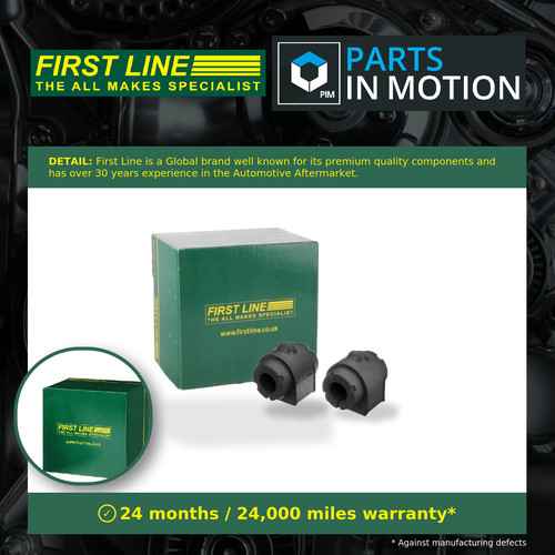 Anti roll bar bush - bar, (pair)
