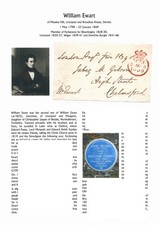 E-GB Free Front 1839 signed Wm Ewart, MP Liverpool Wigan Dumfries Bletchingley