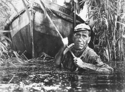 Humphrey bogart dragging boat - dragging,