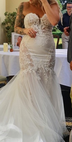 Fishtail wedding dress - wedding, 12
