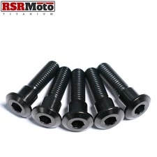 Suzuki GSXR1000 Titanium Rear Brake Disc Rotor Bolts, 2001-2004, K1 K2 K3 K4