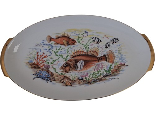 Limoges france oval fish - france,