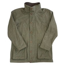 Le Chameau Tweed Hunting Field Jacket Redbone Veste Country Green Mens Large