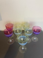 Art Deco hand blown opalescent