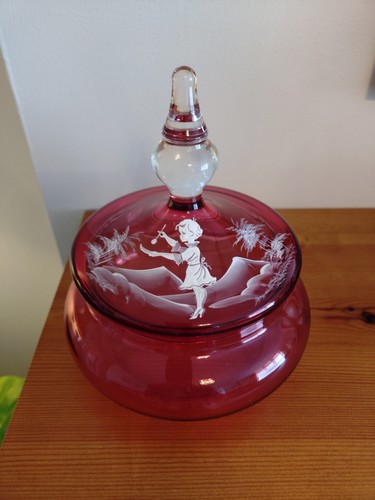Vintage cranberry mary gregory - vintage,