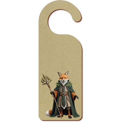 Druid fox door hanger sign - fox',