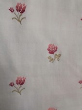 Rose damask brocade curtains