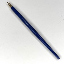 Blue Wooden Vintage Dip Pen