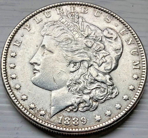 Usa 1889 morgan silver dollar - 1889,