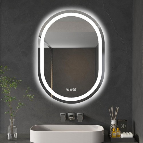 500x700mm oval led bathroom - 500x700mm,