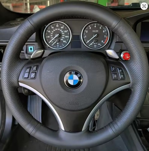 Steering wheel cover - wheel, (black)