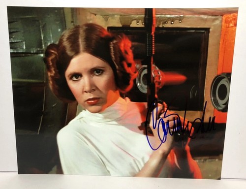 Carrie fisher signed - fisher,