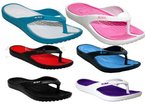 Womens ladies flip flops beach - womens,