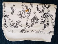 Matalan Winnie the Pooh Fleece Pram Blanket 70x100cm Tigger Piglet Eeyore