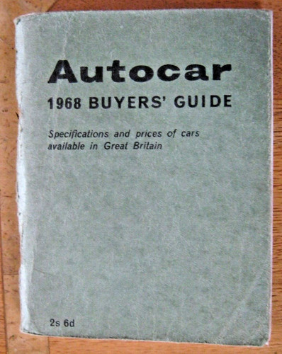 Autocar buyers guide 1968 - autocar,