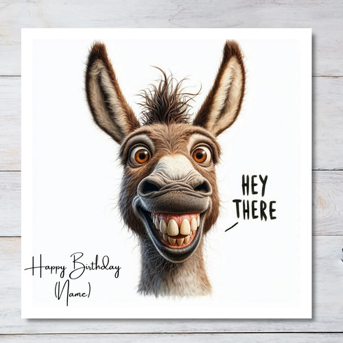 Funny donkey personalised - funny,