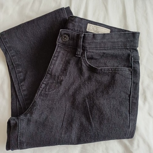 Mens straight leg black jeans - leg,