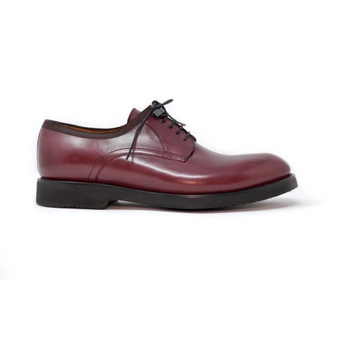 Burgundy red brogue - burgundy,