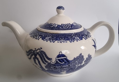 Edwardian willow pattern - edwardian,