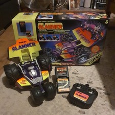 WORKING: Vintage 1997 TYCO R/C slammer Remote Control Car 6.0V JET TURBO  