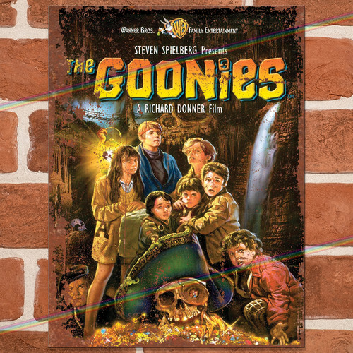 Goonies movie metal signs man - movie,
