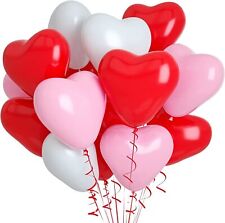 Valentine Day Balloons Heart Shape I Love You Rubber Party Decoration Balloon UK