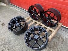VW TRANSPORTER T5 T6 T7 19 INCH ALLOY WHEELS GLOSS XT2 LOAD RATED X 4