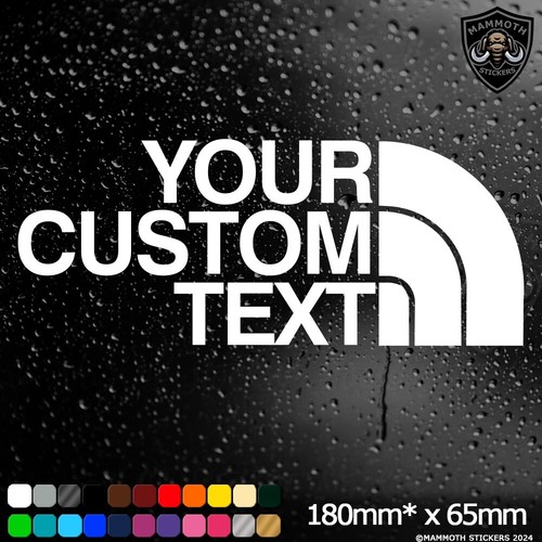 Your custom text sticker decal - your,