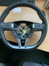 2010 SEAT MK2 LEON CUPRA FLAT BOTTOM MULTIFUNCTION STEERING WHEEL 1P0419091AJ(8