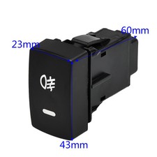 Car Fog Light Switch LED Dash