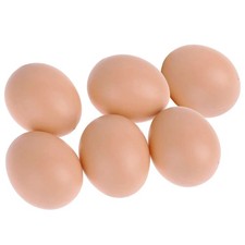 6pcs Fake Plastic Chicken Nest