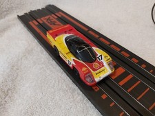 Tomy Aurora AFX Porsche 962 Shell HO Slot Car, Red/Yellow, Dunlop, no lights