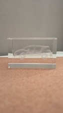 Genuine Avantime Glass 3D Etched  Paperweight