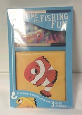 Clownfish Bath Book Bathtime and Fishing Fun NEW
