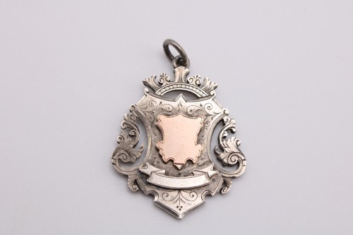 Antique heavy silver - , shield